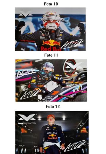 Foto kaarten Max Verstappen beschikbaar voor biedingen