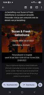 Suzan & Freek in Geldredome, Tickets en Kaartjes, Twee personen