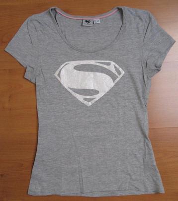 Grijs shirt Super Man XS 32/34.