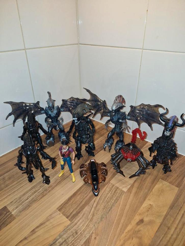 Vintage Aliens Actiefiguren 1992, Kinderen en Baby's, Speelgoed | Actiefiguren, Gebruikt, Ophalen of Verzenden
