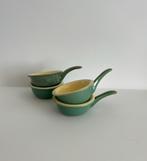 vintage groene kleine Denby aardewerken pannetjes casserole, Gebruikt, Denby, Ophalen of Verzenden, Denby