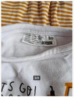 2 delig pyjama, geel Gestreepte broek auto thema Maat 80 hh, Kinderen en Baby's, Jongetje of Meisje, Onbekend, Ophalen of Verzenden