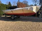 Zeilboot | Elektrisch | Kanteltrailer, Watersport en Boten, Open zeilboten, Ophalen, Gebruikt, Overige typen, Elektrisch