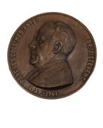 Frans Claessens bronzen wandplaat., Antiek en Kunst, Ophalen of Verzenden, Brons