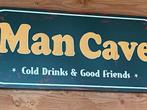 Man cave bord 100x46 van blik, Huis en Inrichting, Woonaccessoires | Tekstborden en Spreuken, Ophalen, Nieuw