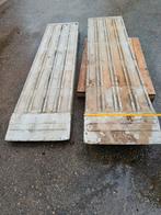 2 sets Aluminium oprij planken 240x60x12cm en 300x40x12cm, Ophalen