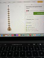 vloerlamp Richmond goud, Huis en Inrichting, Ophalen, Zo goed als nieuw, Overige materialen, 100 tot 150 cm