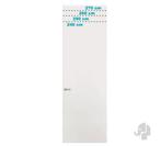 Goedkope Kamerhoge binnendeur stomp wit voorbehandeld, Niet ingevuld, 80 tot 100 cm, 215 cm of meer, Binnendeur