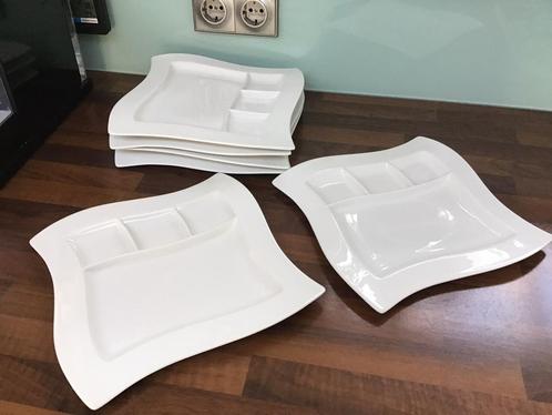 Villeroy en Boch New Wave Barbecueborden, Huis en Inrichting, Keuken | Servies, Zo goed als nieuw, Bord(en), Overige stijlen, Porselein