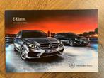 Brochure folder Mercedes-Benz E-klasse W212 S212 2013, Nieuw, Mercedes-Benz, Mercedes, Ophalen of Verzenden