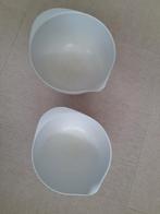 Beslagkommen 2 stuk, Huis en Inrichting, Keuken | Tupperware, Ophalen of Verzenden, Gebruikt, Wit