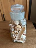 Glazen pot met schelpen, Ophalen, Gebruikt
