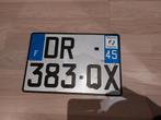Kentekenplaat Frankrijk motor departement 45 centre, Ophalen of Verzenden