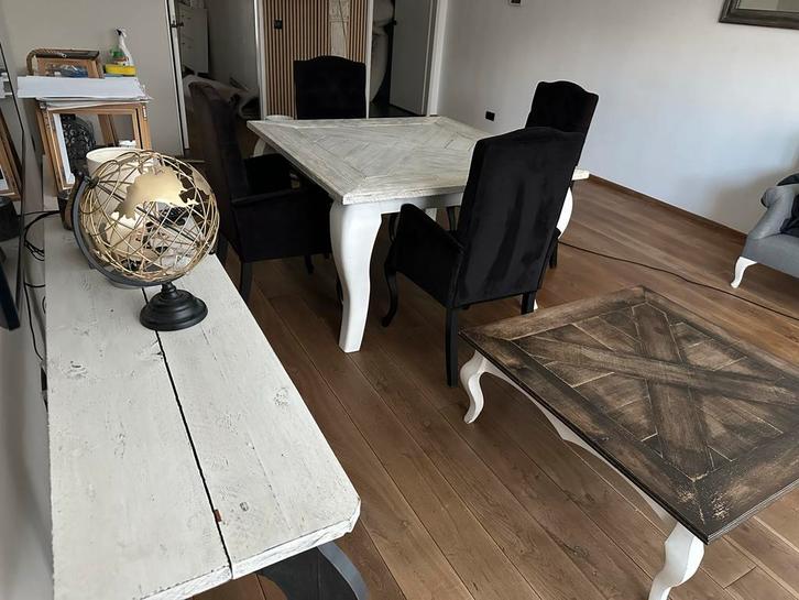 Rivièra Maison Tafelset & Consoltafel, Huis en Inrichting, Tafels | Eettafels, Gebruikt, 150 tot 200 cm, Vijf personen of meer