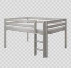 Flexa grenen hoogslaper, Ophalen, Zo goed als nieuw, Eenpersoons, 90 cm