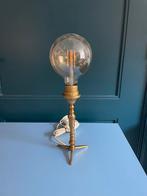 Vintage lampje koperen driepokt, Ophalen of Verzenden, Gebruikt, Metaal, Minder dan 50 cm