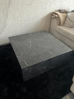 Marmeren salontafel zwart marmer, 50 tot 100 cm, 100 tot 150 cm, Rond, Zo goed als nieuw