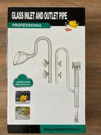 Glazen lily pipe set met skimmer | Nieuw | 17mm, Ophalen of Verzenden, Nieuw, Filter of Co2