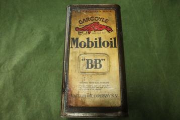Mobiloil Gargolyne BB olie blik oilcan oelkanne beschikbaar voor biedingen