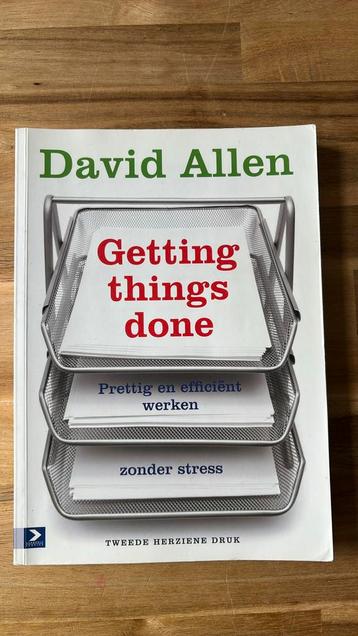 David Allen - Getting things done beschikbaar voor biedingen
