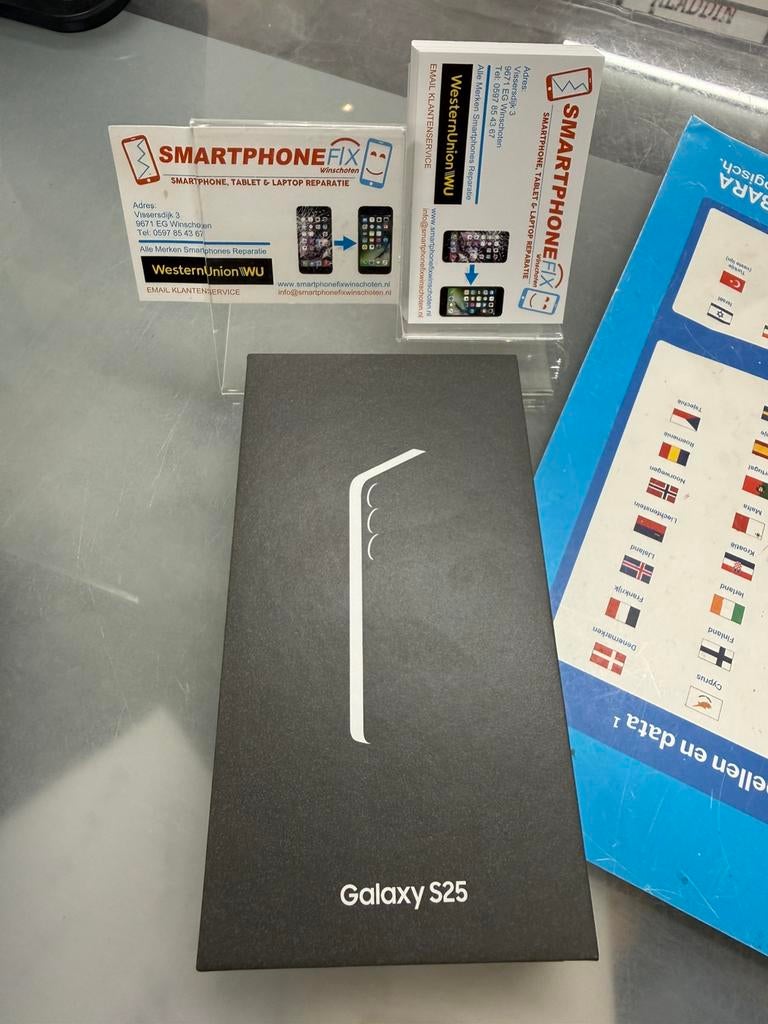 samsung galaxy s25 128gb navy nieuw geseald+2 jaar garantie, Samsung, Overige typen, Nieuw, Ophalen of Verzenden