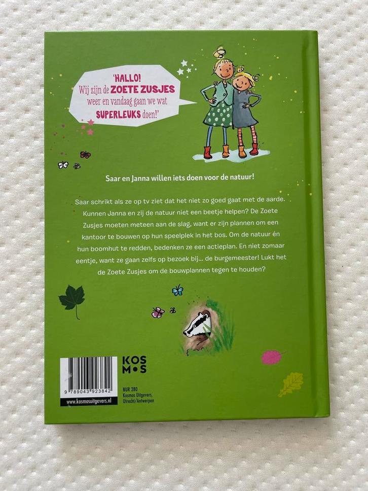De Zoete Zusjes Helpen de Natuur!, Boeken, Kinderboeken | Jeugd | onder 10 jaar, Zo goed als nieuw, Fictie algemeen, Ophalen of Verzenden