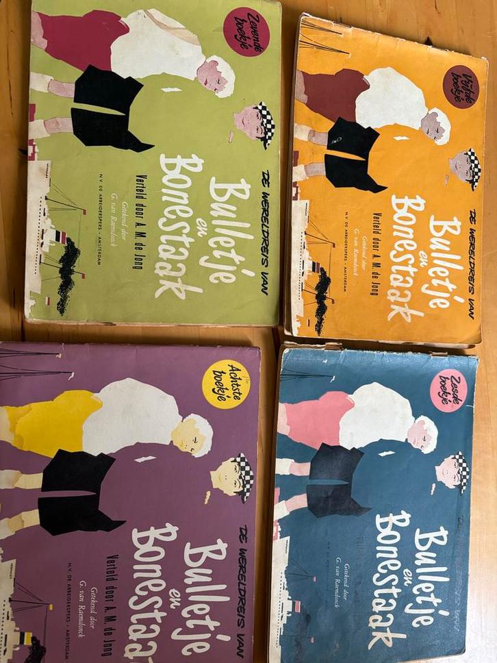Bulletje en Bonestaak 5e t/m 8e boekje, Boeken, Stripboeken, Meerdere stripboeken, Ophalen of Verzenden