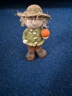 Leuk beeldje van een mannetje met pompoen, Verzamelen, Ophalen of Verzenden, Gebruikt