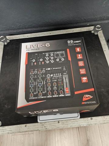 Jb system live-6 Mengpaneel nieuw in doos. beschikbaar voor biedingen