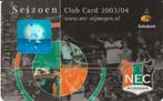NEC seizoenkaart 2003-2004, Ophalen of Verzenden, Gebruikt, Overige binnenlandse clubs, Overige typen