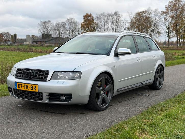 Audi S4 4.2 Avant Quattro V8 253KW 2003 Grijs liefhebbers✅, Auto's, Audi, Bedrijf, S4, 4x4, ABS, Adaptieve lichten, Airbags, Airconditioning