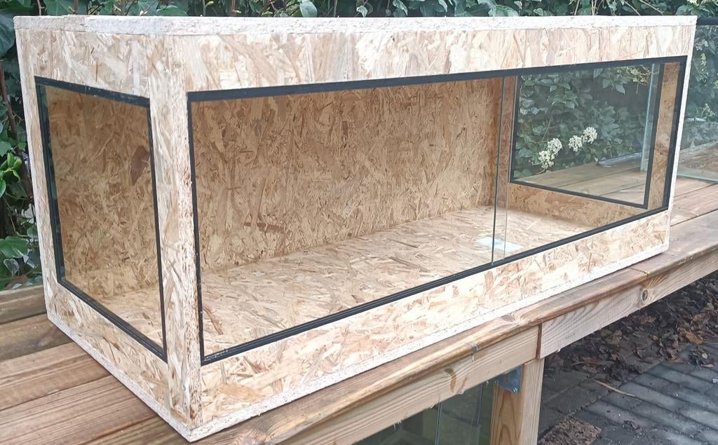 Nieuw osb3 terrarium met zijramen 120/50/50, Dieren en Toebehoren, Ophalen of Verzenden, Nieuw