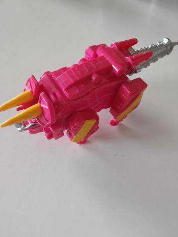 Transforming Drill Triceratops Robot – Pink Dino Machine beschikbaar voor biedingen