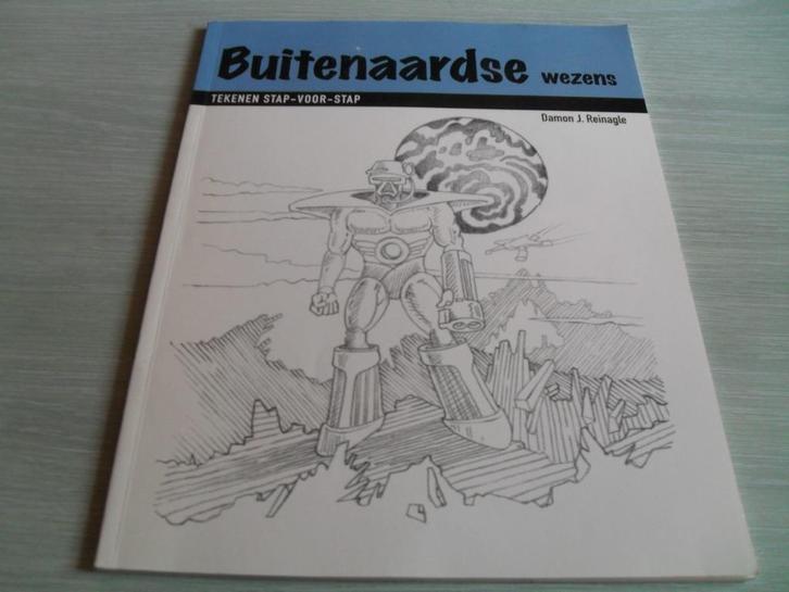 BUITENAARDSE Wezens – Tekenen stap voor stap, Hobby en Vrije tijd, Tekenen, Zo goed als nieuw, Boek of Gids, Verzenden