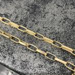 14k gouden ketting prachtig schakel versace model, Ophalen of Verzenden, Zo goed als nieuw, Goud