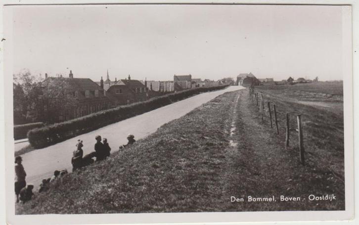 Den Bommel Boven - Oostdijk, Verzamelen, Ansichtkaarten | Nederland, Gelopen, Zuid-Holland, 1940 tot 1960, Verzenden