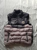 Stoere bodywarmer Black Bananas zwart-zilver L, Maat 52/54 (L), Gedragen, Ophalen of Verzenden, Zwart