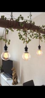 3x Lamp met Snoer en Fittingen, Ophalen, Gebruikt, Glas, Minder dan 50 cm