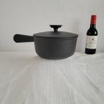 Cousances le creuset gietijzer emaille braadpan sauspan pan, Gebruikt, Ophalen of Verzenden, Koekenpan of Braadpan, Gietijzer