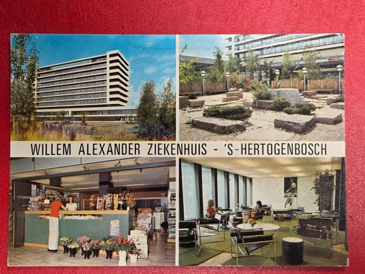 Willem Alexander Ziekenhuis 's-Hertogenbosch, Verzamelen, Ansichtkaarten | Nederland, Gelopen, 1960 tot 1980, Ophalen of Verzenden
