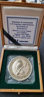2oz Australian Kookaburra 1995 Zilver, Ophalen of Verzenden