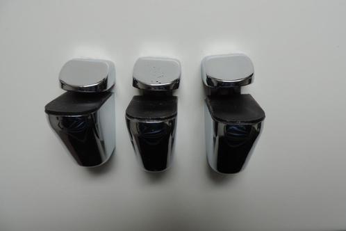 Nieuwe zilverkleurige duraline plankendragers, 3 stuks, Huis en Inrichting, Woonaccessoires | Wandplanken en Boekenplanken, Nieuw