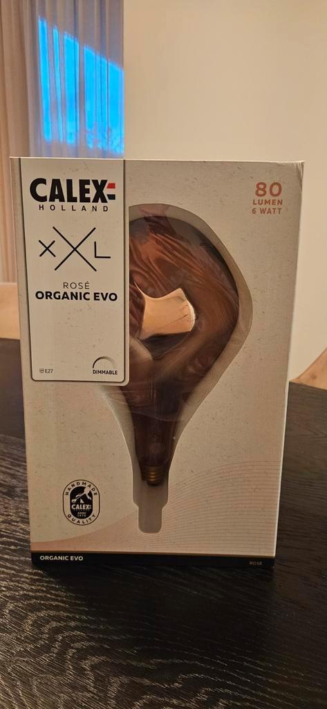 Calex xxl rose organic evo lamp e27 80 lumen 6 watt, Huis en Inrichting, Lampen | Losse lampen, Zo goed als nieuw, Led-lamp, E27 (groot)