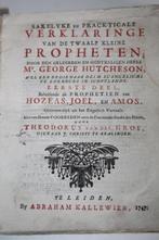 Hutcheson - Verklaring Hosea, Joël en Amos (1747, v.d. Groe), Ophalen of Verzenden