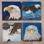 4 kleine schilderijen, Antiek en Kunst, Ophalen