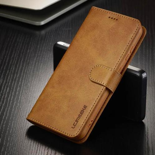 Samsung Galaxy A55 Leren hoesje - Camel - Nieuw!, Telecommunicatie, Mobiele telefoons | Hoesjes en Frontjes | Samsung, Nieuw, Ophalen