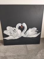 Schilderij met twee zwanen, Antiek en Kunst, Ophalen