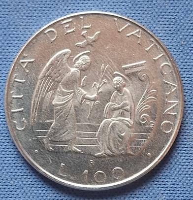 Vaticaanstad 100 lire 1987 Km 202, Postzegels en Munten, Munten | Europa | Niet-Euromunten, Losse munt, Overige landen, Verzenden