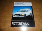 brochure Ford Escort bestelwagens, Boeken, Overige merken, Ophalen of Verzenden, Zo goed als nieuw