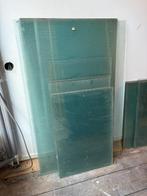 Spiegeldraadglas / draadglas (veiligheidsglas), Doe-het-zelf en Verbouw, Ophalen, Gebruikt, 80 tot 120 cm, 120 tot 160 cm